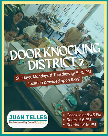 Door Knocking District 2 — Sundays, Mondays & Tuesdays at 5:45 PM